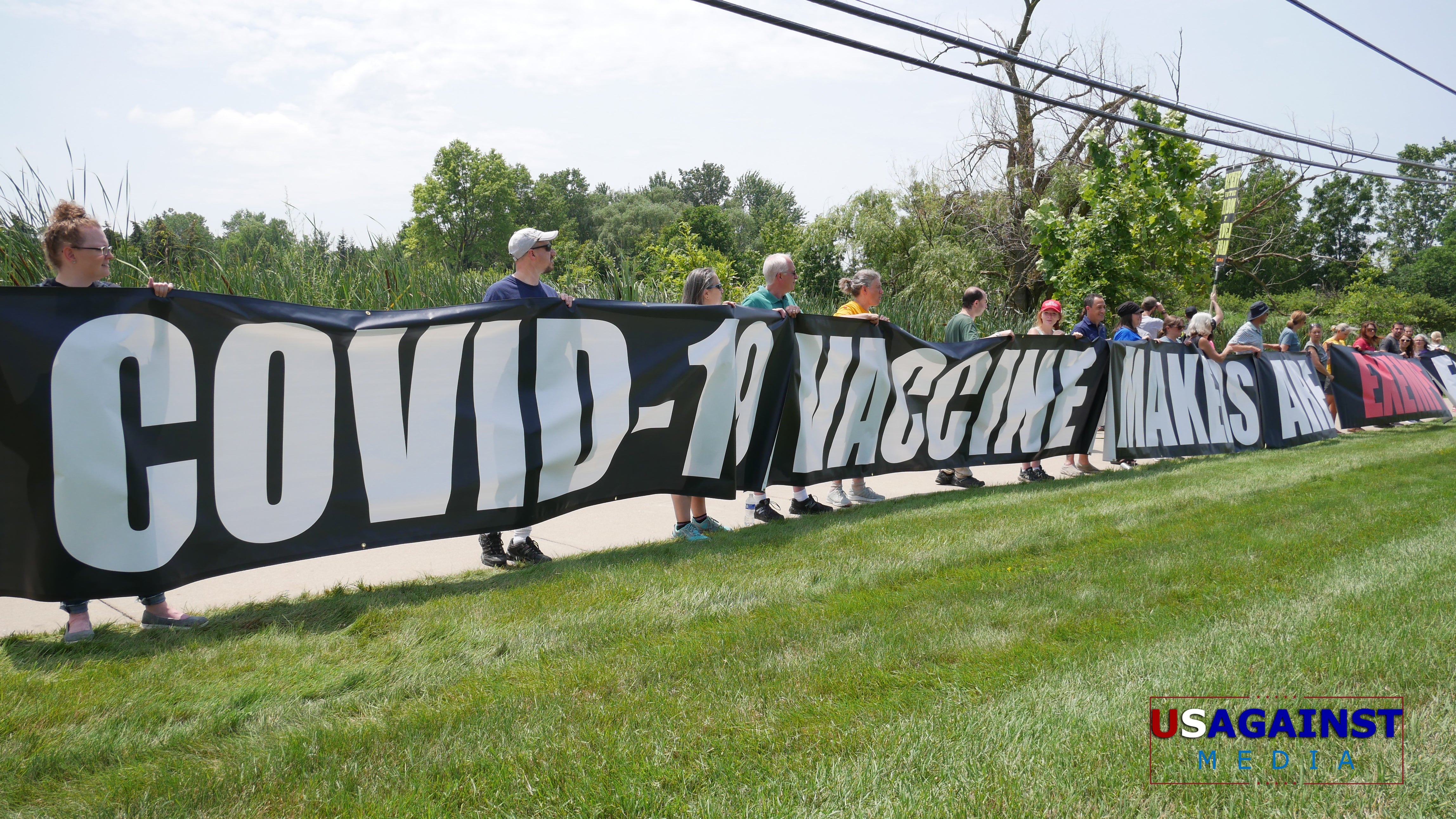 Henry Ford Health System Mandatory Covid-19 Vaccine Protest