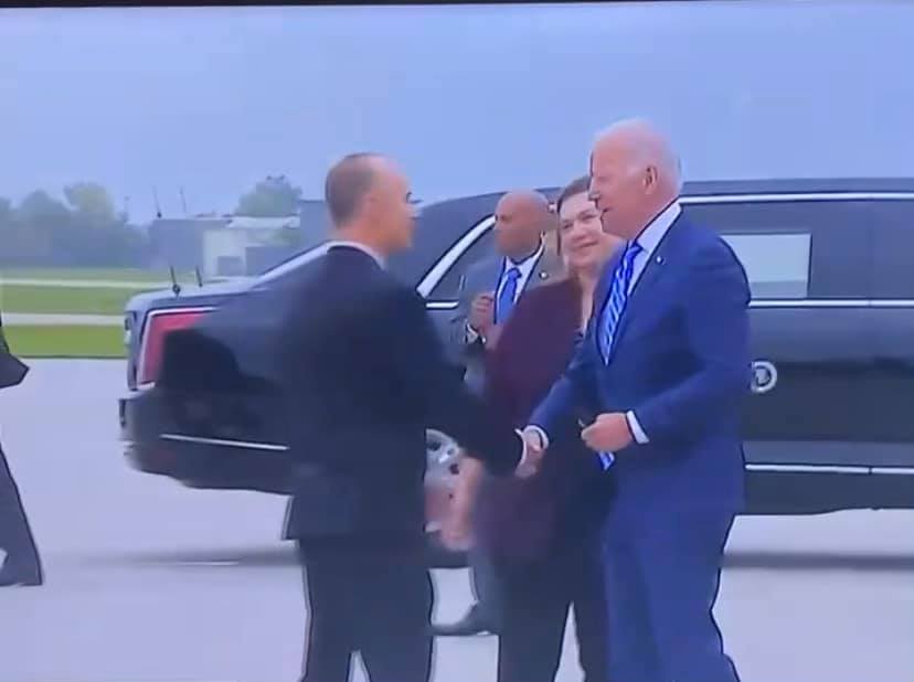 CAUGHT! Michigan Congresswoman Slotkin and Lansing Mayor Eagerly Greet Joe Biden NO MASKS!