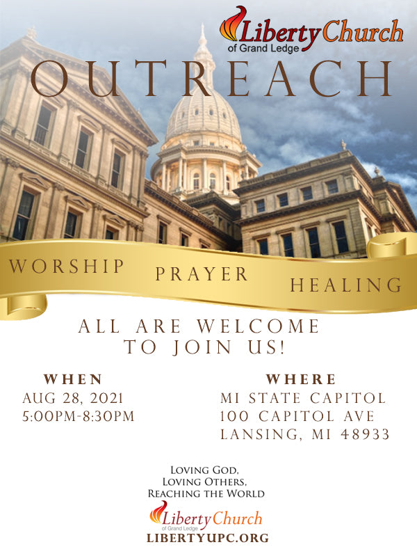 LIVE STREAM!  Liberty Church Outreach Service at the Capitol