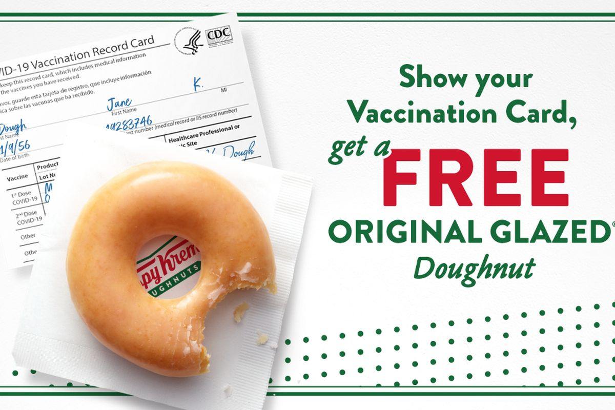 Krispy Kreme Offers Free Donuts To Vaxxers! - Us Against Media