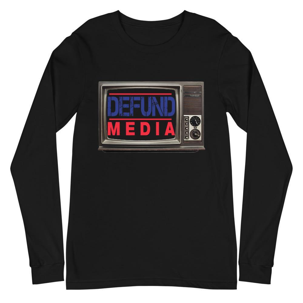DEFUND MEDIA Unisex Long Sleeve Tee - Us Against Media
