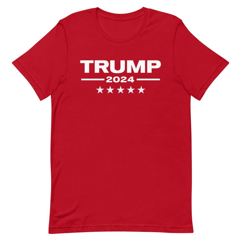 Trump 2024 Short-Sleeve Unisex T-Shirt - Us Against Media