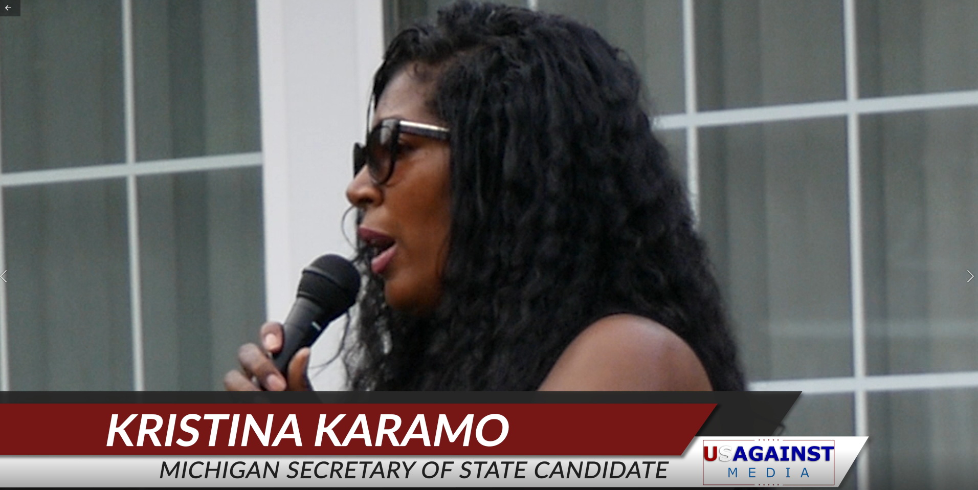 EXCLUSIVE Interview with Kristina Karamo Future Michigan Secretary of State!