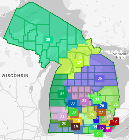 Michigan Citizen's Redistricting Lines Approved
