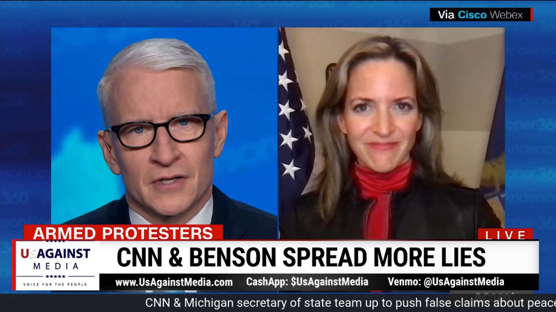 VIDEO: CNN Helps To Spread Jocelyn Benson's Lies About Alleged Armed Protesters