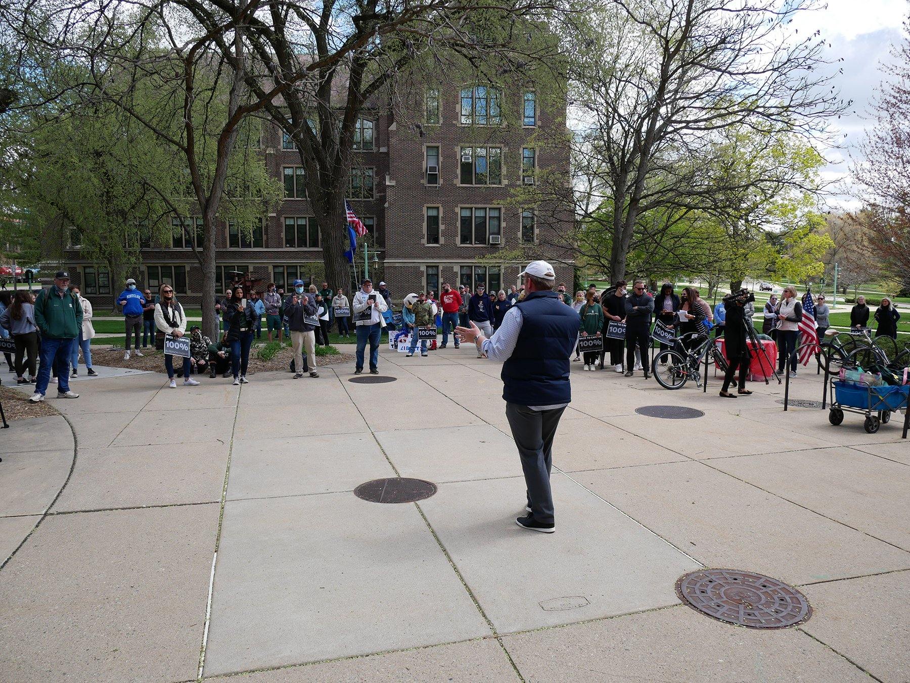 Michigan State University Back To Campus Rally - Us Against Media