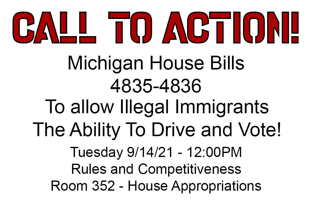 Michigan Legislators Propose Bills To Allow Illegal Immigrants Ability To Vote and Drive!